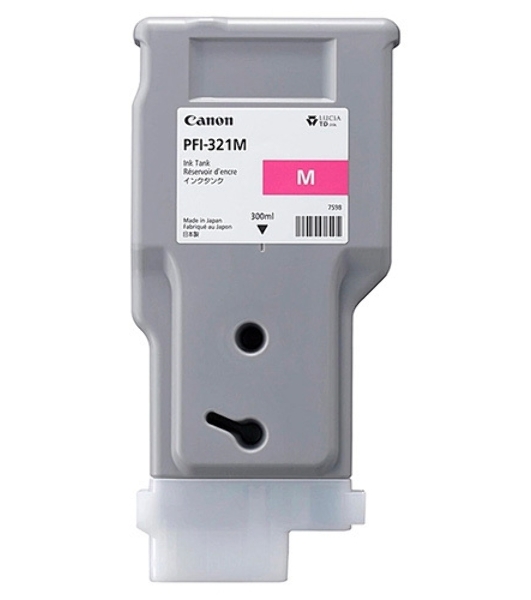 Картридж струйный Canon INK TANK PFI-321 MAGENTA пурпурный (300 мл) для Canon imagePROGRAF TM-250, TM-255, TM-350, TM-355