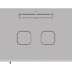 Шкаф коммутационный Suprlan (05-1060) настенный 6U 600x350 мм пер. дв. стекл направл. под закл. гайки 70 кг RAL 7035 285 мм 13.3 кг 360 мм, фото2