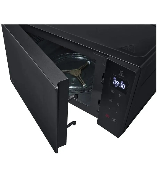 Микроволновая печь LG MS2032GAS черный 20 л, 700 Вт, переключатели - сенсор