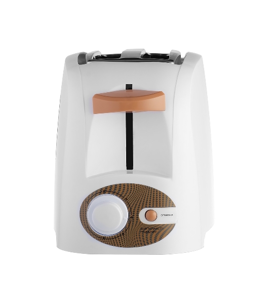 Тостер Centek CT-1420 белый, 750 Вт, 2 слота