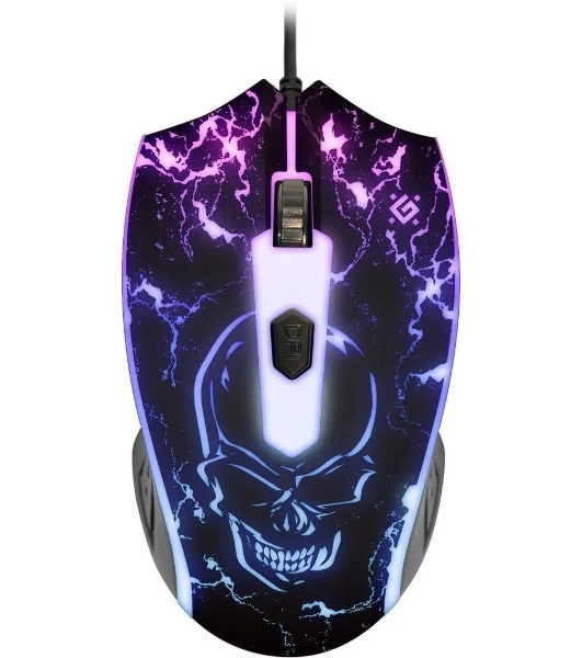 Комплект клавиатура+мышь Defender Aura MKP-117 проводной, USB, 2400 DPI, черный