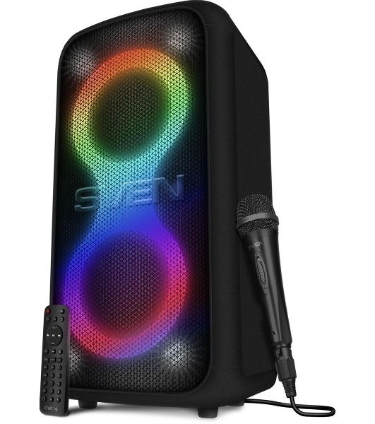 Колонка портативная SVEN АС PS-1000 черный 160W 1.0 BT/3.5Jack 8000mAh