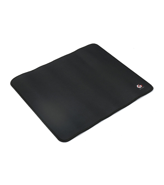 Коврик для мыши Gembird MP-35-30-BLACK, черный, 350х300х3мм, ткань/резина, оверлок, коробка