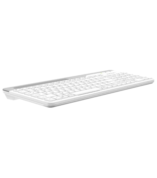 Клавиатура проводная A4Tech Fstyler FK25, USB, белый/серый