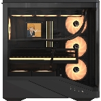 Компьютерный корпус Formula V Line Crystal U9 PA Black, ATX, TYPE-C*1, USB3.0*2, Curved Glass, SIDE 3x PERFORMANCE ARGB, REAR 1x PERFORMANCE ARGB, фото4