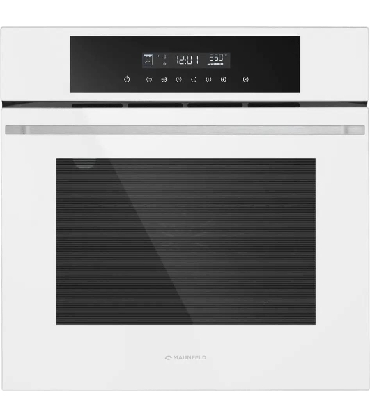 Шкаф духовой электрический Maunfeld AEOD60103W, 60л, дверца с 3 стеклами, белый