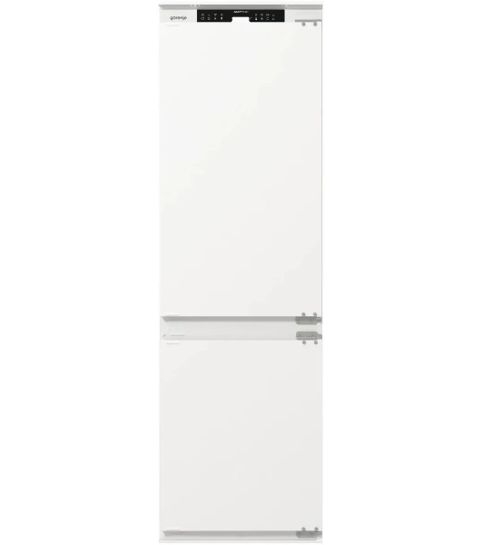 Встраиваемый холодильник Gorenje NRKI517141 белый двухкамерный 175/68 л морозилка снизу, No Frost