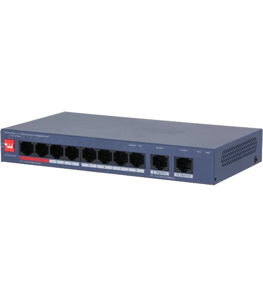 Коммутатор Dahua DH-CS4010-8ET2GT-110, 2×1 Гбит/с, управляемый