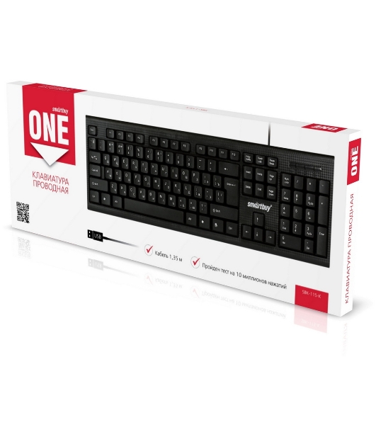 Клавиатура проводная Smartbuy ONE 115 черная
