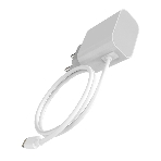 Сетевое зарядное устройство Maxvi CHL-240L Lightning 2.4A, литой кабель 1.2м, белый, фото4