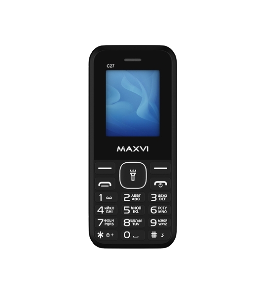 Мобильный телефон Maxvi C27 черный
