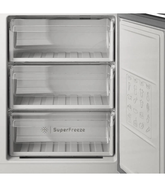 Холодильник Indesit ITS 4200 G серебристый двухкамерный 247/78л морозилка снизу, No Frost