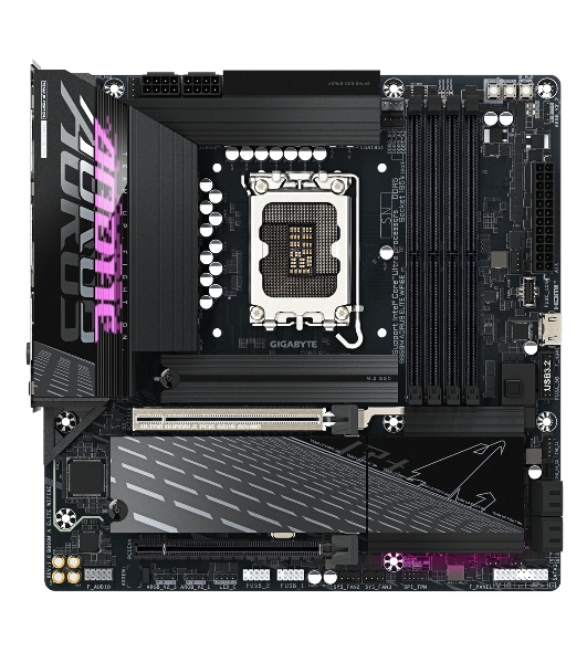 Материнская плата Gigabyte B860M AORUS ELITE WIFI6E, LGA 1851, Intel B860, 4xDDR5, 4xSATA, 3xM.2, 1xPCIe 5.0 x16, 1xPCIe 4.0 x4, 1xHDMI, 1xDP, 1xUSB4 Type-C, 1x 2.5Gb LAN, 4xUSB-A 3.2 Gen 1, 2xUSB-A 3.2 Gen 2, 4xUSB-A 2.0, 7.1, mATX