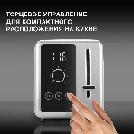 Тостер Hyundai HYT-3305 черный/серебристый, 800 Вт, 2 слота, фото11