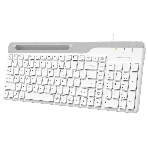 Клавиатура проводная A4Tech Fstyler FK25, USB, белый/серый, фото19