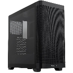 Компьютерный корпус без блока питания Case HSPD M740, Mesh Mid Tower, черный, TG, 0.6 SPCC, no fans, E-ATX, ATX, mATX, mITX, 170/400/200мм, 4x2.5', 2x3.5', 7xPCI, 1xUSB-A 3.0, 1xUSB-C 3.0, 460x218x450мм, фото 1