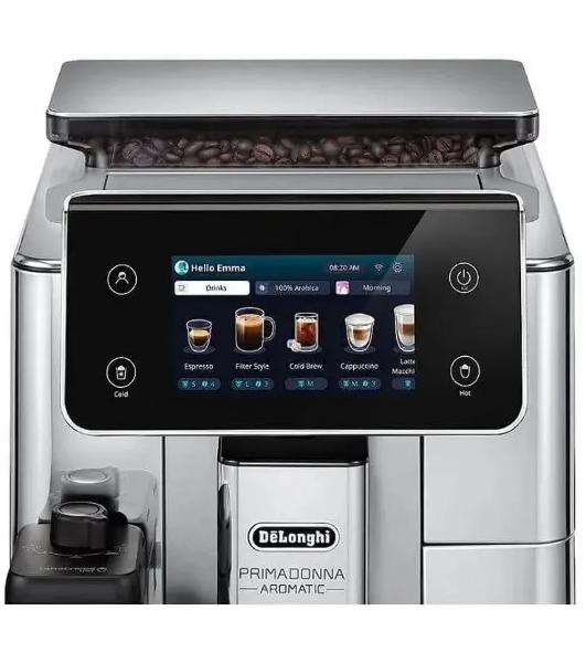 Кофемашина DeLonghi ECAM630.55.SSM 1450Вт черный/серебристый