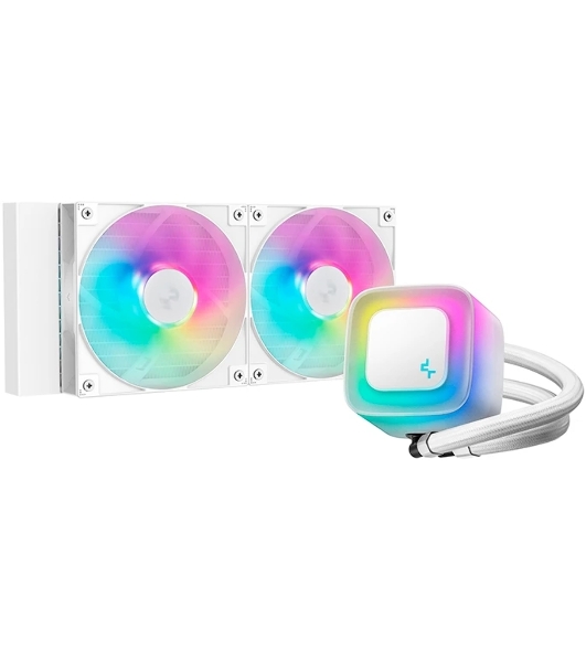 Система жидкостного охлаждения DeepСool LE240 V2 WH (R-LE240-WHAMMN-G-2)
