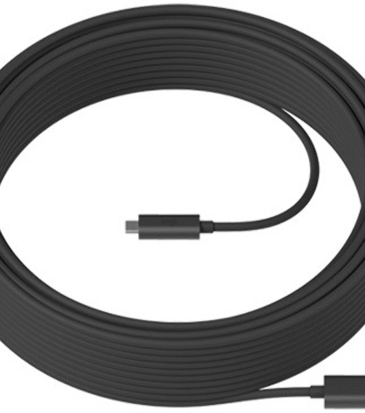 Кабель Accessory Logitech STRONG USB 3.1 CABLE 10 M, графитовый