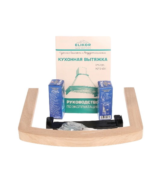 Вытяжка каминная Elikor Ротонда 50П-650-П3Л бежевый, 50 см, 650 м³/ч, 36 дБ