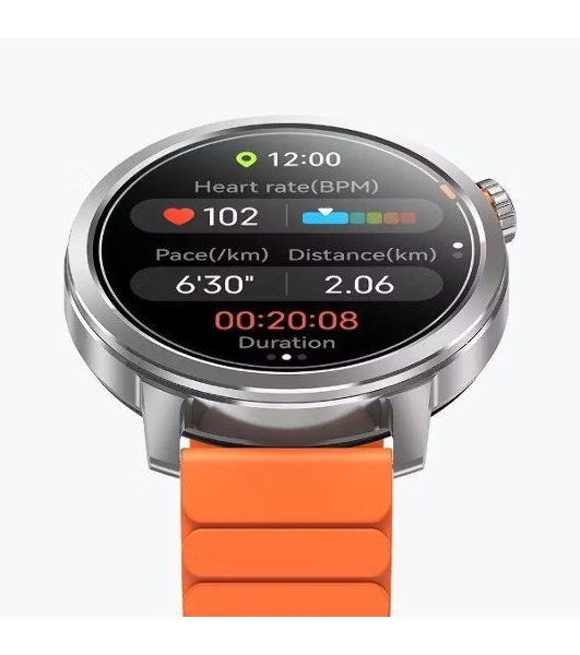 Умные часы KOSPET ORB, 1.43' AMOLED, Bluetooth, IP68, серебристый