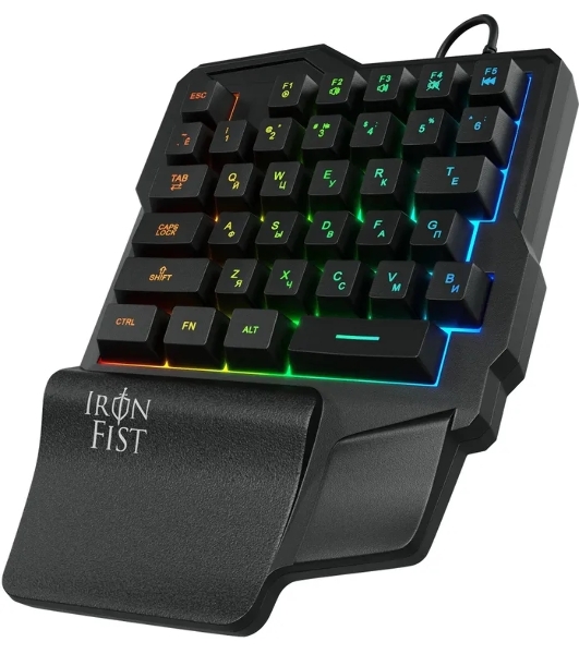 Цифровой блок Oklick 701G IRON FIST проводная, USB Type-A, чёрный