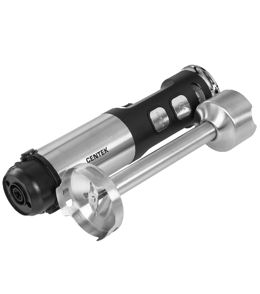 Блендер погружной Centek CT-1366 серебристый, 1500 Вт, плавная регулировка, турбо