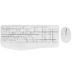 Комплект клавиатура+мышь Qumo Space K57/M75 беспроводной, USB, 1200 DPI, белый, фото 1