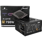 Блок питания Thermalright, 750W 80+ Gold (ATX, 3.0, PCIe 5.0, Non-modular, 1x24(20+4)pin, 1xCPU 8(4+4)pin, 2xPCIe*2 8(6+2)pin, 5xSATA3, 1x12+4pin (12VHPWR PCIe 5.0 12+4pin 600mm), 3xMOLEX4pin, Active, 120x120мм, 150x140x86mm, APFC, black), фото 1