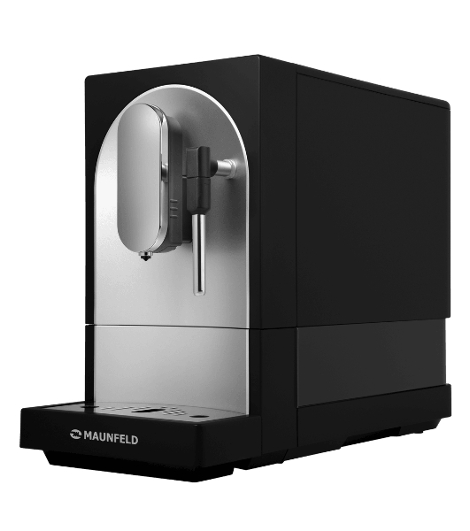 Кофемашина автоматическая Maunfeld MF-A7021BK черный, исп. кофе - зерновой, 1,1 л, 1470 Вт, 19 бар