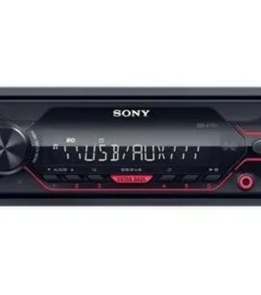 Автомагнитола Sony DSX-A110, 1 DIN, USB Type-A, AUX, съёмная панель