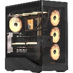 Компьютерный корпус Formula V Line Crystal U9 PA Black, ATX, TYPE-C*1, USB3.0*2, Curved Glass, SIDE 3x PERFORMANCE ARGB, REAR 1x PERFORMANCE ARGB, фото 1