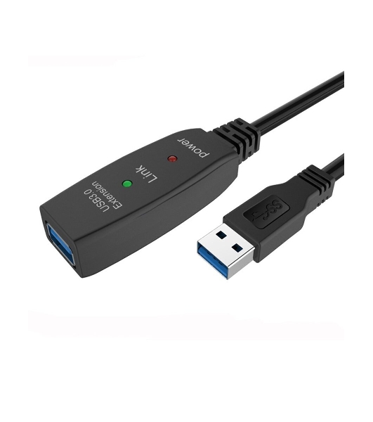 Кабель-адаптер USB3.0-repeater, удлинительный активный Am-->Af 15м QUST/qust