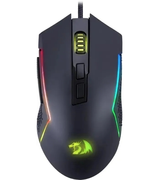 Мышь проводная Redragon Trident Lite черный, 8000 dpi, USB, кнопки - 7