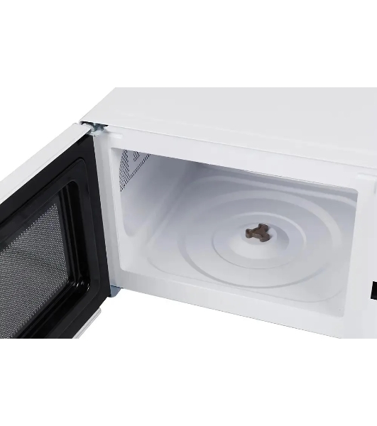 Микроволновая печь Midea MM720CKE белый, 20 л, 700 Вт, переключатели - поворотный механизм