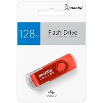 Флешка USB SmartBuy Twist Red (SB128Gb3TWR), 128Gb, USB 3.0, R/W 90/40, красный, фото 1
