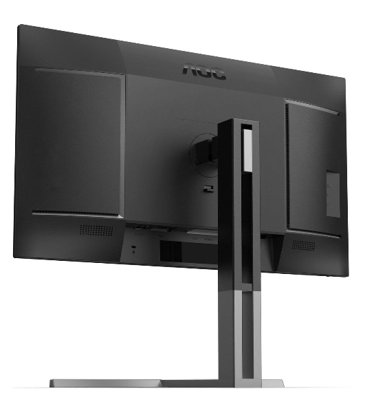 Монитор 27' AOC U27U3CV Nano IPS 3840x2160, 60 Гц (75 Гц макс.), 4 мс, 16:9, 400 кд/м², 2×HDMI 2.0, DP 1.4, USB-C (96 Вт PD), USB Hub (4×USB 3.2 Gen2 + 1×USB-C), RJ-45, 3.5 Jack, динамики (2×3 Вт), DisplayHDR 400, Adaptive-Sync, KVM, черный