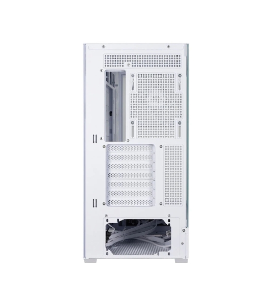 Компьютерный корпус ZALMAN P40 DS, ATX, белый, WINDOW, 9.1-inch LCD screen, 2xCombo(2.5” or 3.5”), 1x2.5”, 1xUSB TYPE-C, 2xUSB 3.0, SIDE 3x120мм ARGb, REAR 1x120мм ARGb