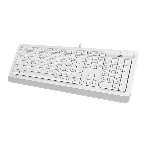 Клавиатура проводная A4Tech Fstyler FK10, USB, белый/серый, фото4