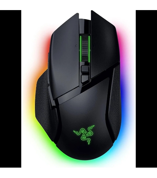 Мышь беспроводная/проводная Razer Basilisk V3 Pro 35K черный, 35000 dpi, радиоканал, Bluetooth, USB, кнопки - 11