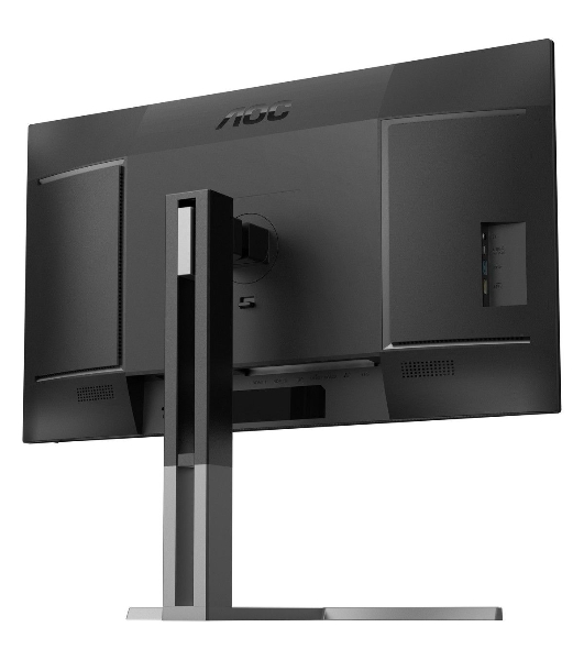 Монитор 27' AOC U27U3CV Nano IPS 3840x2160, 60 Гц (75 Гц макс.), 4 мс, 16:9, 400 кд/м², 2×HDMI 2.0, DP 1.4, USB-C (96 Вт PD), USB Hub (4×USB 3.2 Gen2 + 1×USB-C), RJ-45, 3.5 Jack, динамики (2×3 Вт), DisplayHDR 400, Adaptive-Sync, KVM, черный