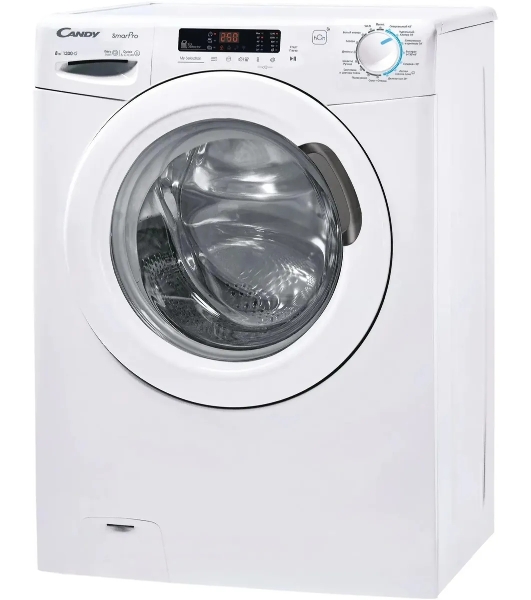 Стиральная машина Candy CSH44283DW/2-07 белый, загрузка фронтальная 8кг, 1200 об/мин., класс: А
