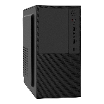 Компьютерный корпус Minitower ExeGate BAA-308-AAA400 (mATX, БП AAA400 с вент. 8см, 2хUSB, HD Audio, черный), фото 1