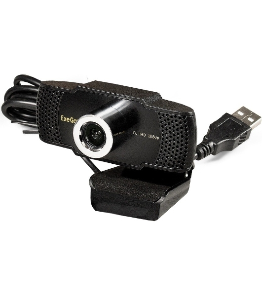 Веб-камера ExeGate BusinessPro C922 FullHD 1920x1080, 30 кадр/с, USB Type-A, микрофон (шумоподавление), универсальное крепление