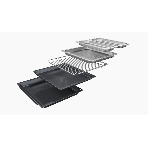 Духовой шкаф Bosch HSG7361B1 Home Connect!! Serie 8, черный, 21 режим + комбинированные режимы, функция приготовление на пару 100%, 4-слойное остекление, 3 цветных текстовых TFT-дисплея 2,5' с сенсорным управлением, ControlRing, функции HomeConnect, трехстороннее LED-освещение,самоочистка EcoClean, фото2