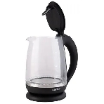 Электрочайник Centek CT-0015 черный/прозрачный, 2.0 л, 2200 Вт, скрытый нагревательный элемент, фото7