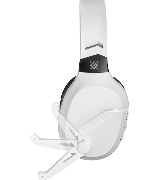 Гарнитура Defender Phantom Pro белый, беспроводная + проводная, Bluetooth, USB / mini jack 3.5 мм