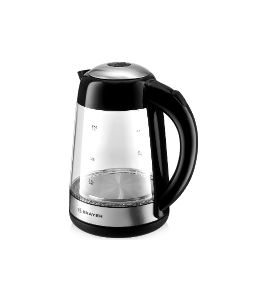 Чайник электрический BRAYER BR1012BK, 2200 Вт, 1.7 л