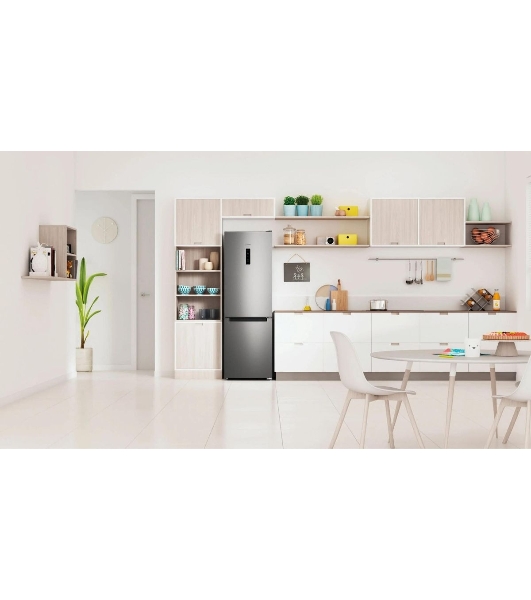 Холодильник Indesit ITS 5180 NG, темно-серый, двухкамерный 220/78л морозилка снизу, No Frost