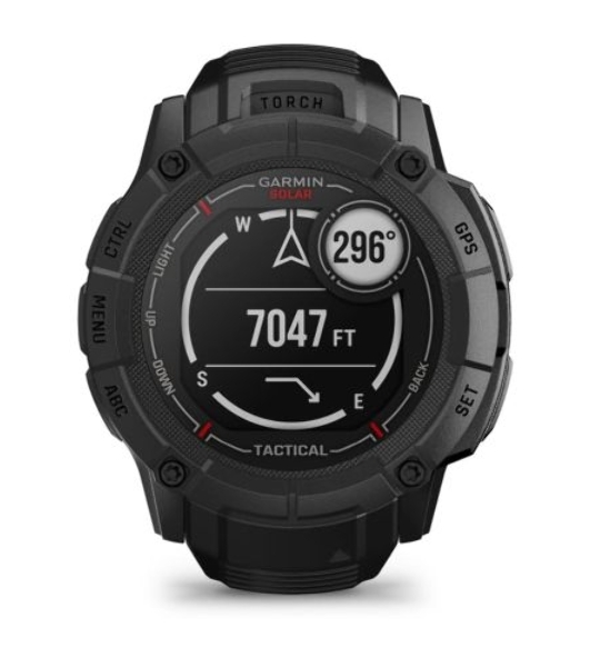 Умные часы Garmin Instinct 2X Solar, 1.0' MIP, 5G, Bluetooth, IPX7, черный